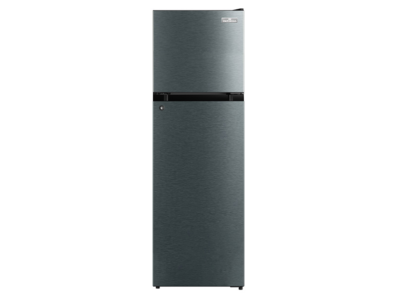 173L DOUBLE DOOR MINI FRIDGE WITH FREEZER FOR APARTMENT, DORM, OFFICE, FAMILY, DARK-GRAY